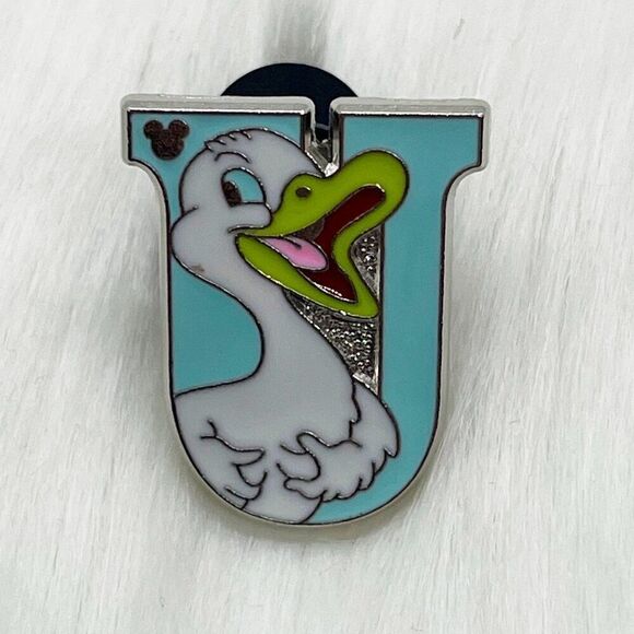 🔮 5/$25 Disney Alphabet U For Ugly Duckling Silly Symphonies Pin - Picture 1 of 2
